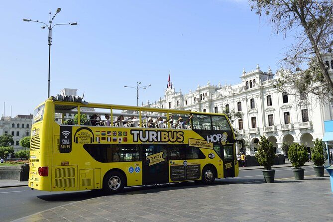 City Tour Panoramic Bus Departure from Larcomar - Plaza de Armas: Where Lima’s Government and Churches Face Each Other
