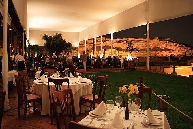 Dinner at the Huaca Pucllana Restaurant - Pisco Sour and Drinks: What’s Included vs What Costs Extra