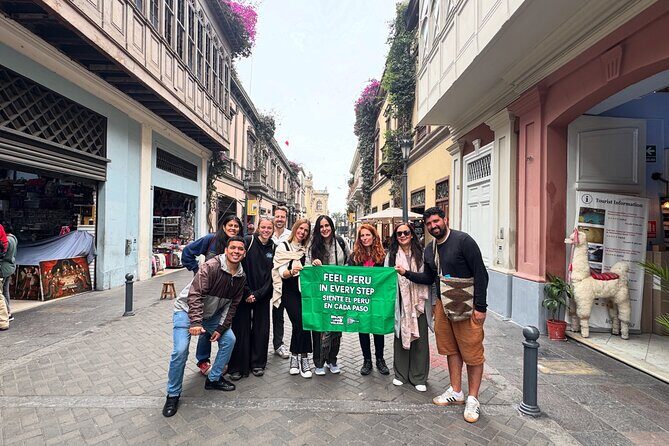 Enjoy Lima Walking Historic Center San Martin and Plaza Mayor - Parque de la Muralla by the Rimac: old walls, garden time, and a view of Cerro San Cristóbal