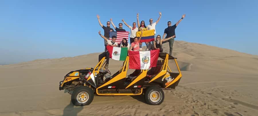 From Lima: Day Trip to Paracas, Ica & Oasis Huacachina - Ballestas Islands and Paracas: El Candelabro plus Real Marine Wildlife