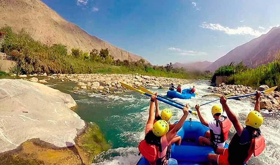 From Lima | Lunahuana River Rafting | Adventure in Canete - Cerro Azul Dock: 1924 history and a quick craft-fair break