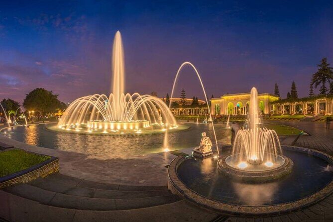 From Lima Magic Water Circuit Tour - Entering the Guinness World Record fountain complex