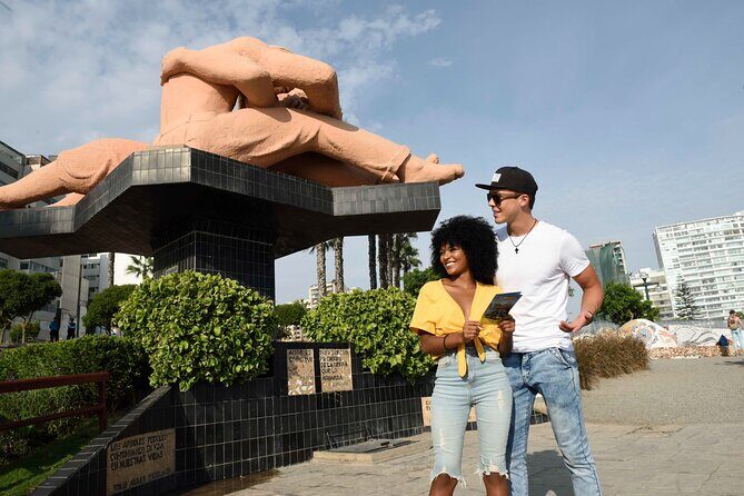 Hop-On Hop-Off Tour in Lima – Miraflores and Center of lima - Alameda Chabuca Granda and Rimac River walks: music and classic street food