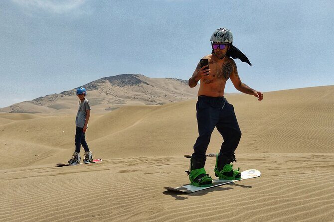 In Lima: Sandboarding Professional Off Road - Half Day!! - Gear included: helmet use and why it’s a big deal