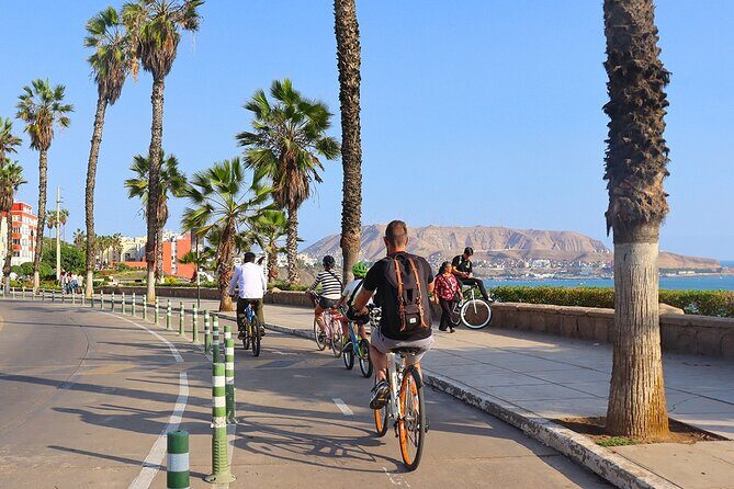 Lima Bike Tour in Miraflores & Barranco - Shared small group - Larcomar, the bicentennial eco-park, and the La Paz Bridge