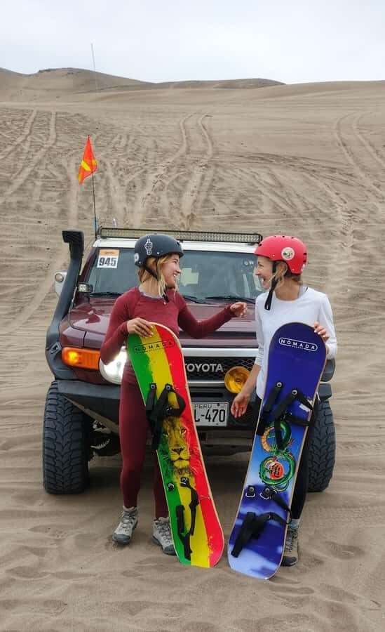 LIMA: HALF-DAY SANDBOARDING TOUR - Off-road driving and safety gear: what’s included and what it means
