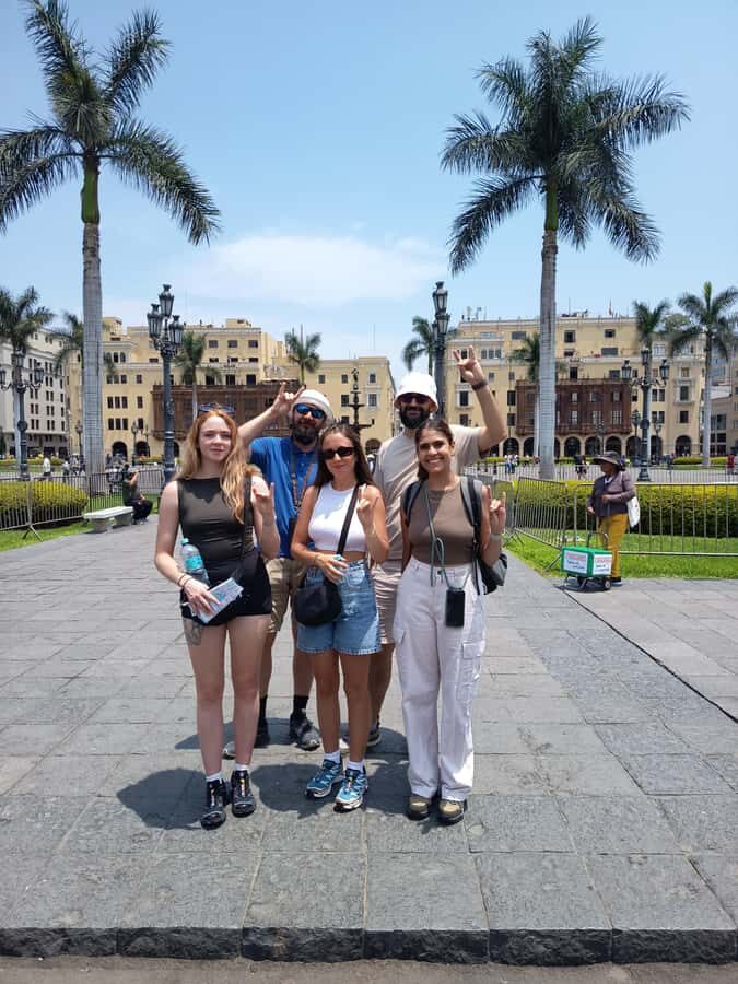 Lima: Historic Center Walking Tour with Pisco Sour Tasting - Plaza Mayor to Lima Cathedral exterior: see where the city’s story concentrates