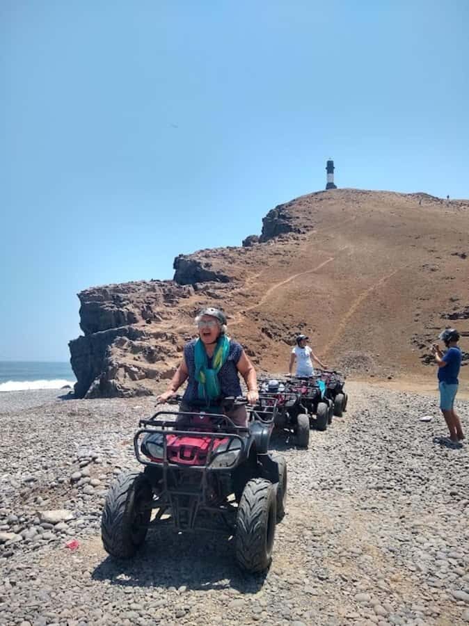 Lima: Lunuhuaná Extreme All In + Cerro Azul + Rafting + ATV + Canopy - Cerro Azul Pier and Quad Biking: A Beach Start That Isn’t Just Photos