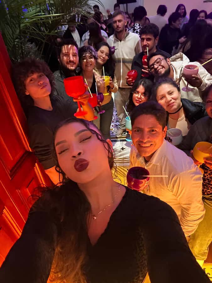 Lima: Pub Crawl with Free Shots and Club Entry - The First Bar: Free Shot, Drinks Games, and Group Energy