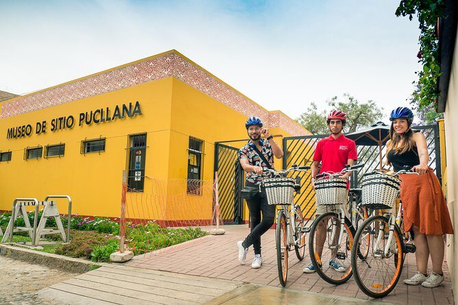 Lima Urban Bike Tour in Miraflores and San Isidro - Stop 3: Huaca Pucllana and the thrill of walking an ancient site