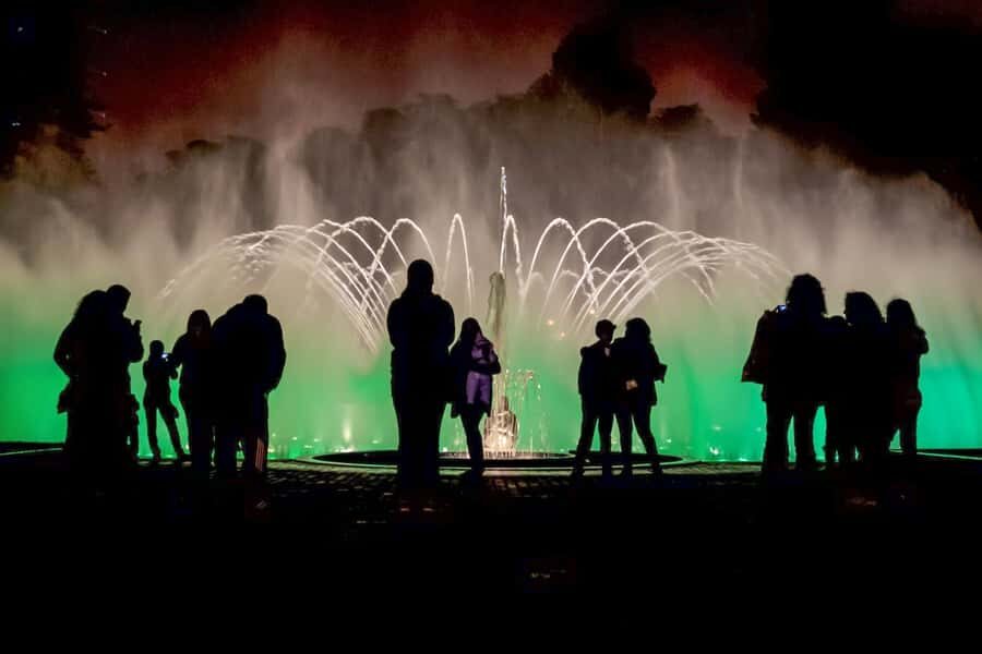 Lima: Water Magic Circuit, Downtown and Catacombs Night Tour - Entering Lima’s underground world at the San Francisco Convent