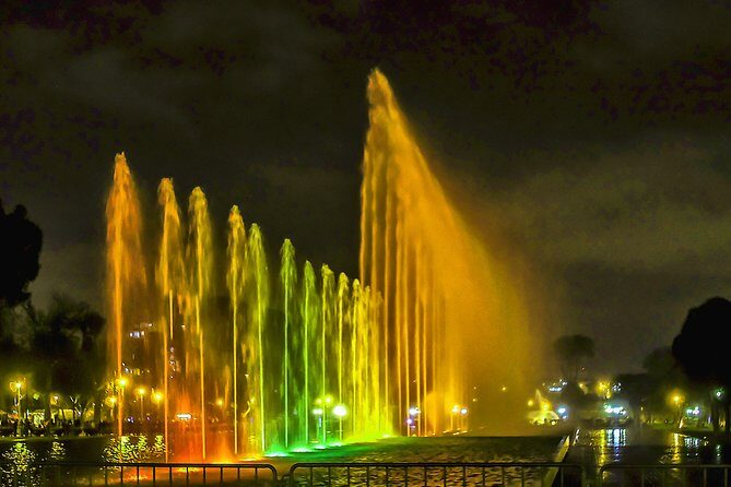 Magic Fountains Park & Barranco Tour by Night (Small Group) - Key things to know before you go