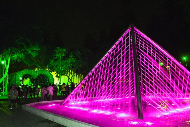 Magic Fountains Park & Barranco Tour by Night (Small Group) - Pickup and transfers: easy from key neighborhoods