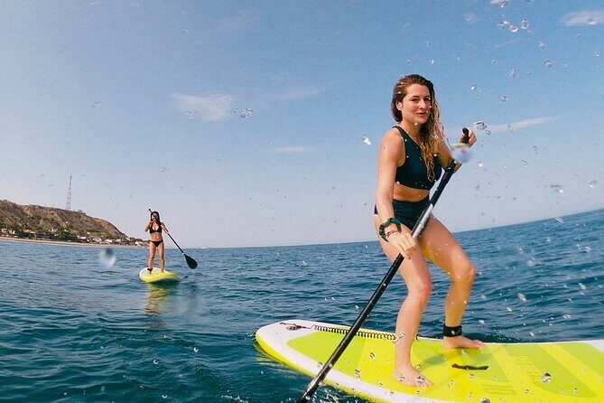 Paddle Yoga in the Green Coast - Costa Verde from the board: the view payoff
