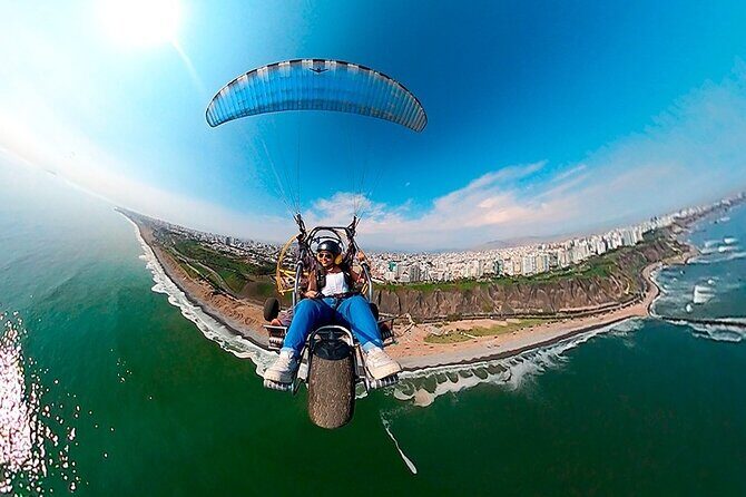 Paragliding flights in Costa Verde, Lima - The Included GoPro HD Video Keepsake (and Optional Extras)