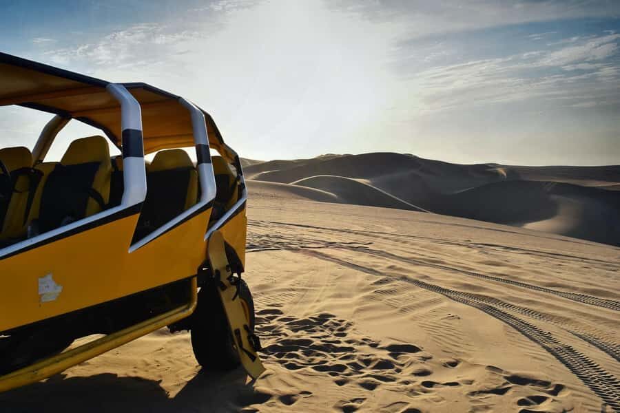 Pro Sanboarding or skiing in Huacachina from Lima - Day trip - The 2-hour dune buggy ride timed for sunset