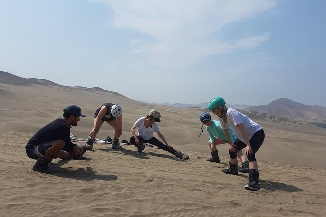 Sandboarding Experience Lima Includes Boots, Bindings & Helment - The photo and video part: you’re not stuck behind your phone