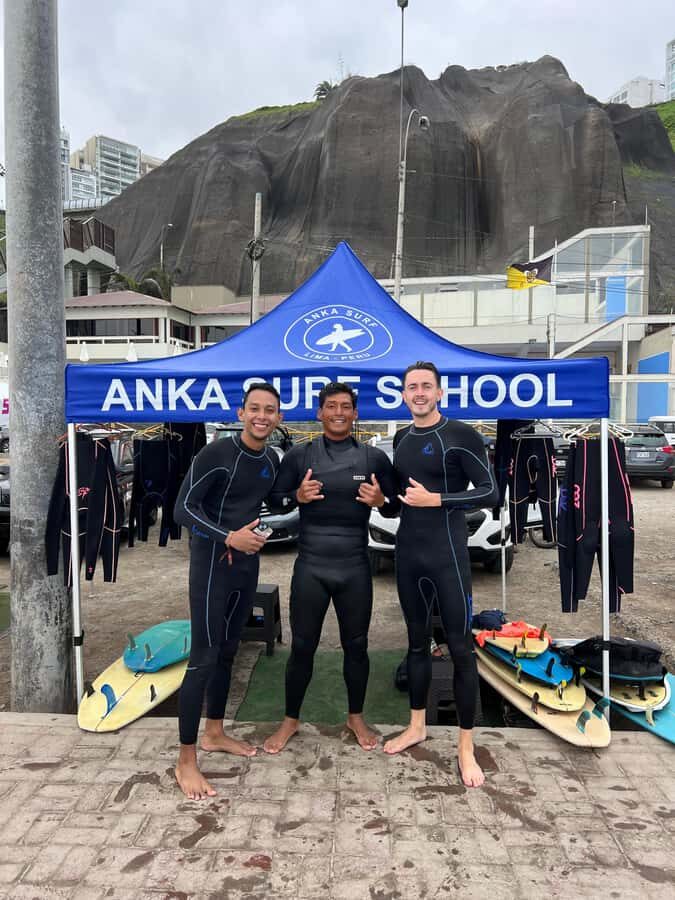 Surfing experience in Lima - Miraflores setup: where Lima surfing feels welcoming